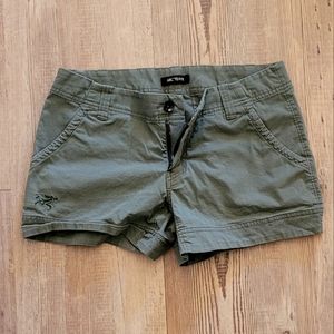 Arc'teryx Womans Green Cargo Shorts